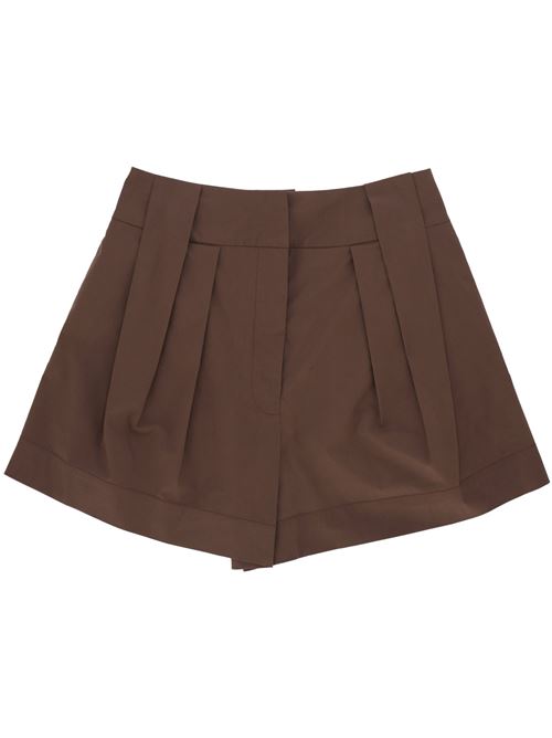 Brown shorts FEDERICA TOSI | 4085440026